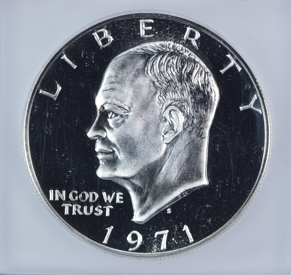 1971-S Eisenhower $1 Peg Leg PR69 ICG | eBay