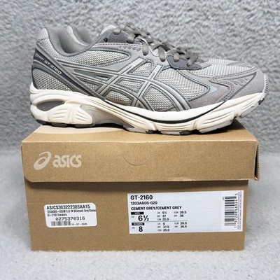 Asics GT-2160 Womens Size 8 Running Shoes Cement Gray Mesh
