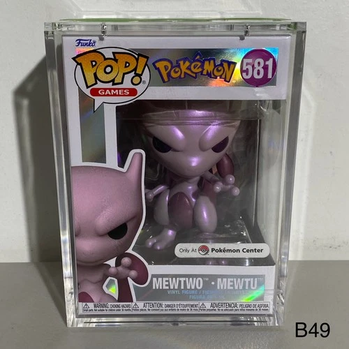 Funko Pop! Games Pokémon Center Mewtwo Pearlescent Collectible Vinyl Figure #581