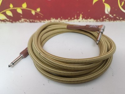 Instrument Cable, 18.6FT / 3M, Jack Male-Right Angle Fender Lead