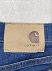Carhartt Womens Blue Dark Wash Coin Pocket Denim Skinny Jeans Size 4R — photo 4