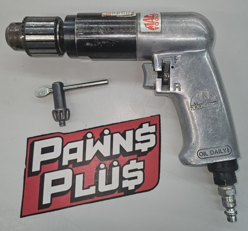 Mac Tools AD590 Air Pneumatic 1/2" Drive Reversible Air Drill With key