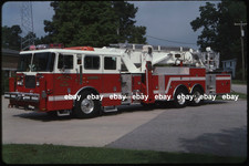James City VA 1971 Mack CF 2001 Seagrave Baker 75' Tower Fire Apparatus Slide