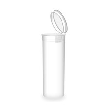 W Gallery 60 Dram Pop Top Vials 60 Pack White Bottles Child Resistant Airtight