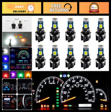 10 Pack White T5 Led Bulbs 2721 37 74 Wedge Dash Lights Instrument Panel Replace 10 Pack White T5 Led Bulbs 2721 37 74 Wedge Dash Lights Instrument Panel Replace