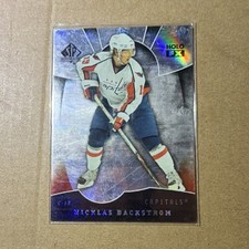 Upper Deck 2008-09 SP Authentic Holo FX Nicklas Backstrom FX84 Capitals Card