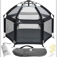 The California Beach Co. Pop 'N Go Playpen Black New in Box BULK DEALS ACCEPTED