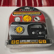 Sentry Lifeline Dynamo Lantern Radio AM/FM Dual Power Emergency Flashlight NEW