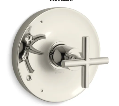 #ad Kohler Purist K TS14423 3 SN Pressure Bal. Valve Trim Shower Polished Nickel NEW $298.00