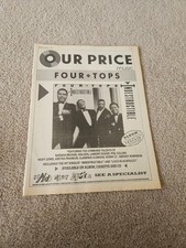 TPEEP558 MAGAZINE ADVERT 11X8" FOUR TOPS - INDESTRUCTIBLE 