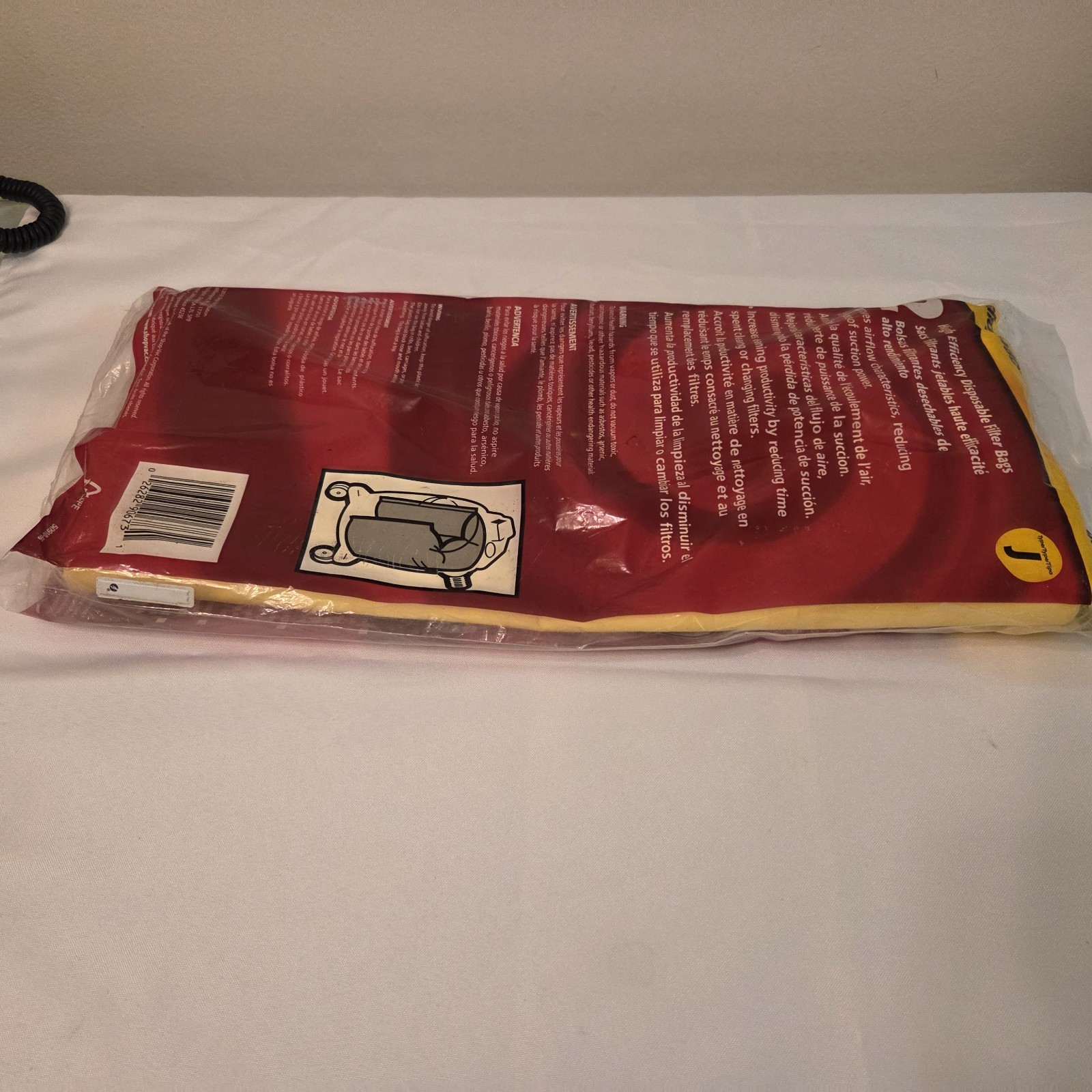 Shop-Vac Type J Paper Filter Bags for 15-22 Gallon Vacuums  90673 Pack Of 2