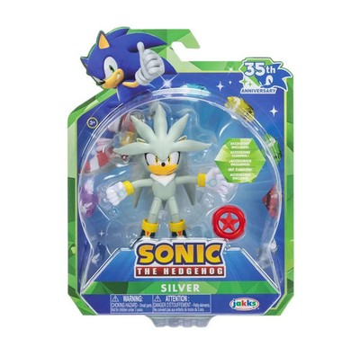 JAKKS Pacific Sonic The Hedgehog 41219 Figure - Silver 4.5