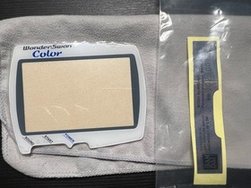 Bandai WonderSwan Color WSC With Box & IPS Screen & New Shell + Glass Lens