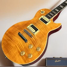 LP Electric Guitar Mahogany Body Rosewood Fretboard Flame Maple Top Slash