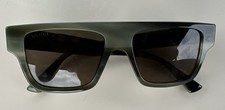 Gucci GG1960S 005 Green Square Sunglasses 53-17-145 Authentic