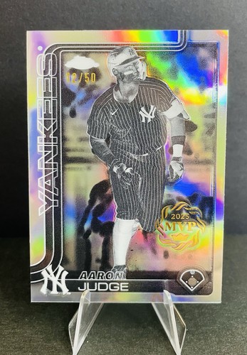 Aaron Judge [Negative] #99 2026 Topps Chrome MVP Buyback Refractor card