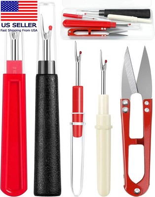 Seam Rippers for Sewing   2 Big and 2 Small Stitch Remover Tools, Thread Ripper,