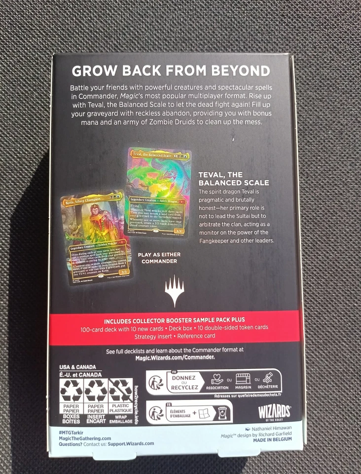 Magic Mazzo Commander -Sultai Arisen- Tarkir Dragonstorm Inglese Sigillato Carte - Immagine 3 di 4