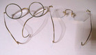 2 PAIR of VINTAGE SHURON GOLD UNISEX EYEGLASSES ~ I SELL OLD GLASSES & FRAMES — photo 2