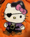 Hello Kitty Halloween Throw Blanket  60" x 70" Orange & Black — photo 5