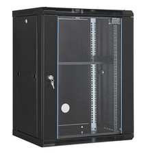 15U Wall Mount Network Cabinet 500 lbs Max. Ground Load Capacity Server Ra