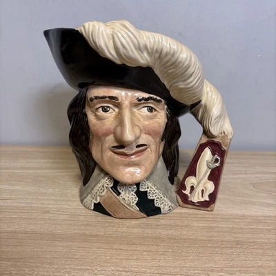 Vintage Large Royal Doulton D’Artagnan Character Jug - D6691 c1982 England - Image 1 of 4