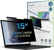 Magnetic Privacy Screen Protector for 15" Surface Laptop - Removable Anti-Glare
