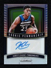 2019-20 Panini Prizm Rookie Penmanship Silver Jarrett Culver #RP-JCV Auto 9ih