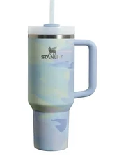 Stanley Tumbler Cool Serene Brushstroke Flowstate Quencher 40oz