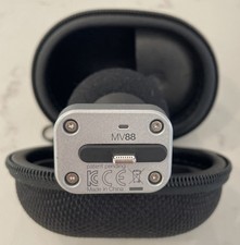 Shure MV88 digital stereo microphone Lightning connector with case repair/spares