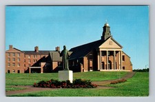 North Andover MA-Massachusetts Christ The Teacher Chapel Statue Vintage Postcard
