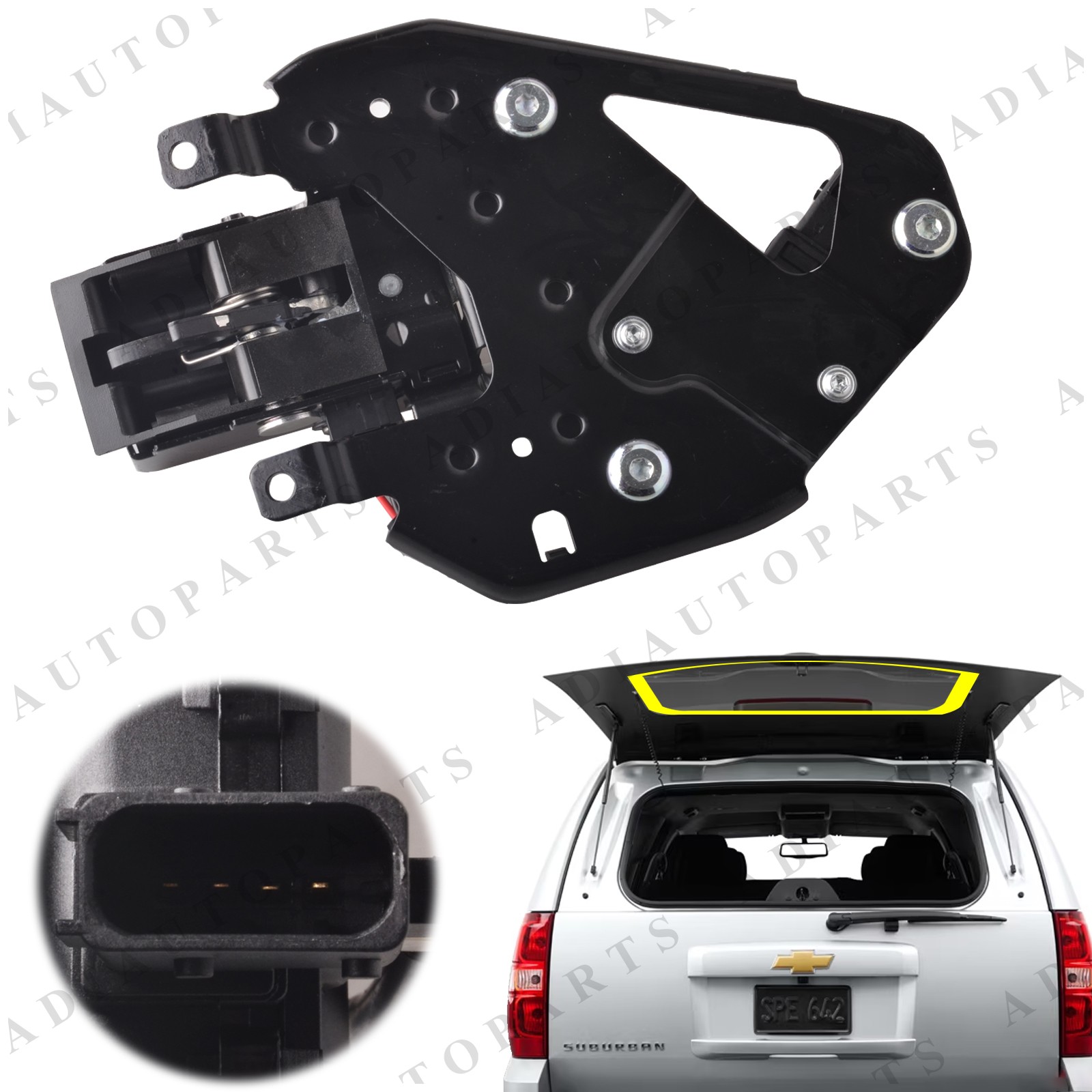 Rear Tailgate Window Latch Lock for Cadillac Chevrolet GMC 2007-2014