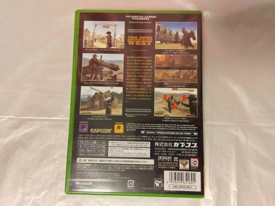 Red Dead Revolver Xbox Capcom Japanese New Sealed - Image 2 of 4