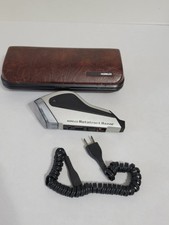 Vintage Norelco HP-1601 Rotatract Razor 1980s Electric Shaver & Carrying Case