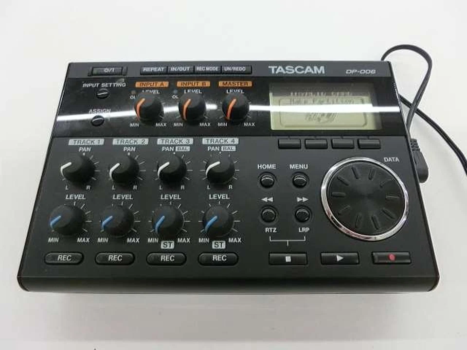 TASCAM DP-006 Digital Pocketstudio 6-Track Portable Recorder MTR Tested Japan - Image 2 of 4
