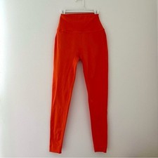 set active orange sportbody leggings size small