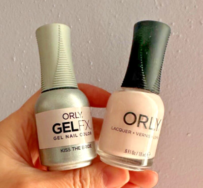 Orly Duo Perfect Pair Lacquer .6 Oz + GelFX .6 Oz - Kiss The Bride -No box