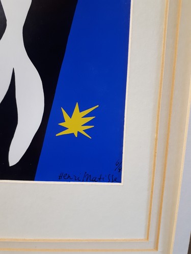 Framed lithograph The Fall of Icarus Henri Matisse Conran Octopus Edition 1991 - Picture 5 of 6