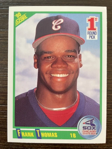 1990 Score Frank Thomas Rookie Card RC #663 - Corner Ding