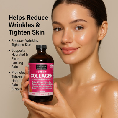 Super Collagen   With Hyaluronic Acid, Biotin, Retinol & Vitamin C | 16 fl oz