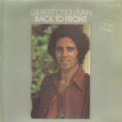 Gilbert OSullivan Back To Front MAM Vinyl LP