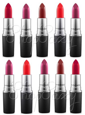 MAC LIPSTICK REDS 100% AUTHENTIC CHOOSE COLOR  3 g / 0.1 US oz