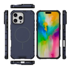 Military Grade Shockproof Rugged Magnetic Mag Safe Case For iPhone 16 Pro Max/15