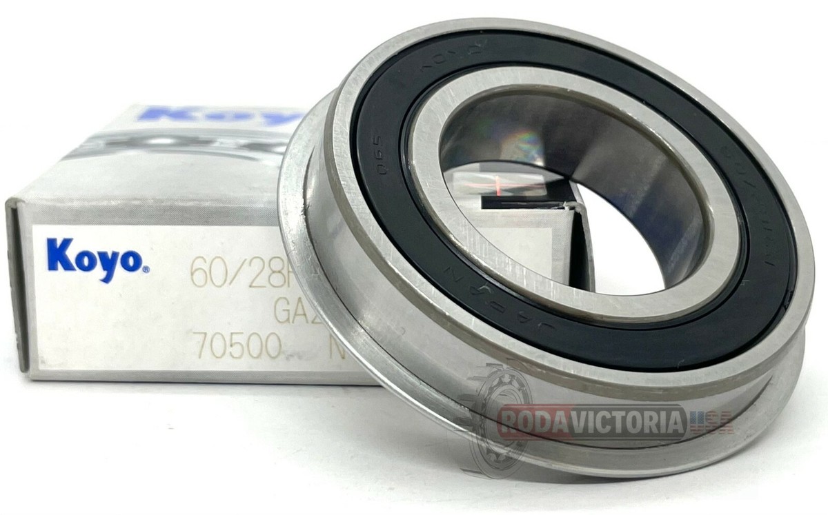 [専用出品]Koyo KOYO 60/28 2RS NR BALL BEARING, RUBBER SEALED +SNAP RING