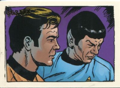 Star Trek TOS Kunst & Bilder Gold Schlüssel Comic Buch Kunstjagd Karte GK30