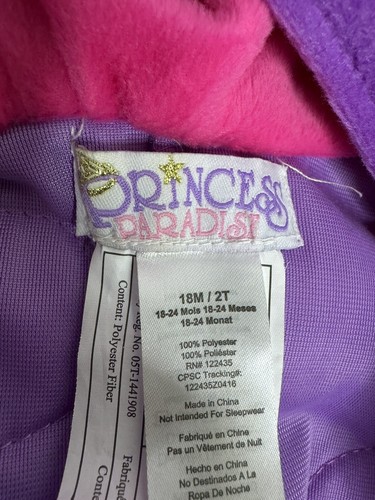 Princess Paradise Costume 18 Months Baby Dragon Purple Pink Teagan Halloween - Picture 4 of 8
