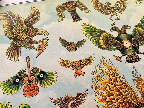 Emek Dead and Company San Francisco Birds of Feather AE #/200 Art Print Poster - Picture 4 of 12
