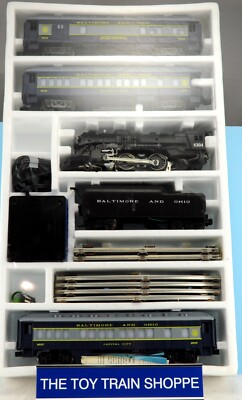 LIONEL 1587 BALTIMORE & OHIO CAPITOL LIMITED O-27 PASSENGER TRAIN SET-SEALED IB.