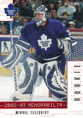 2002-03 BAP Memorabilia RUBY #280 MIKAEL TELLQVIST - x/200 - Toronto Maple Leafs