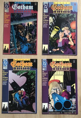 BATMAN GOTHAM NIGHTS #1-4 Complete Limited Series Set (DC 1992) Ostrander
